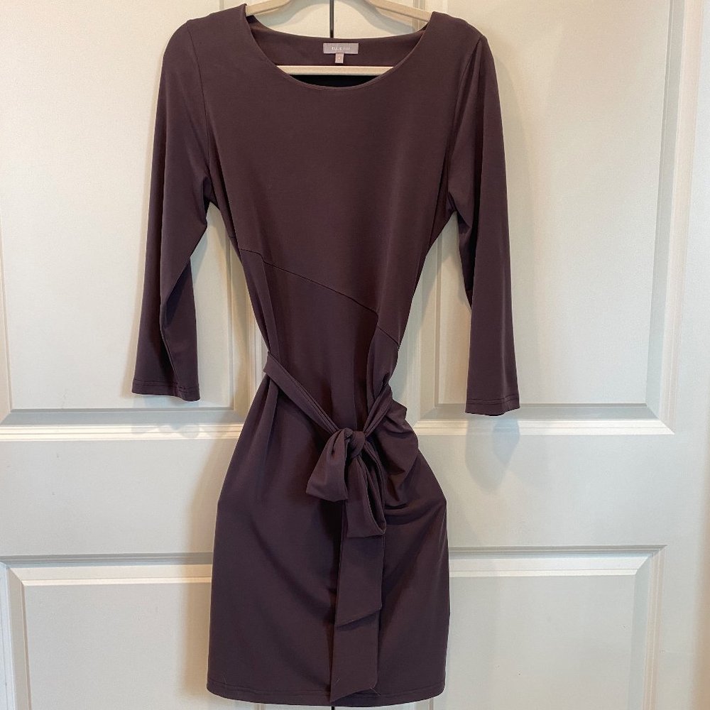 Ellie Kai Jersey Dress with Wrap Tie Size 4